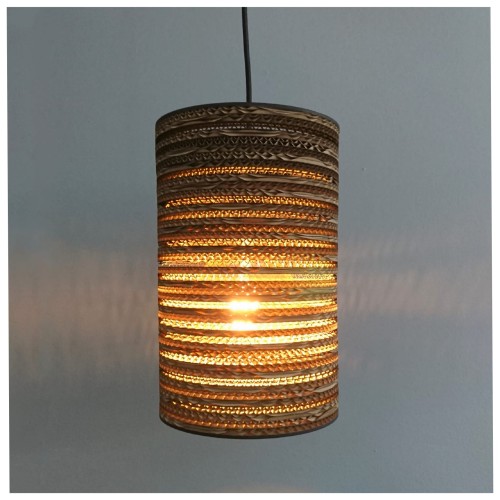 Cylindryczna lampa wisząca z tektury - TAMBURO 20_1.jpg
