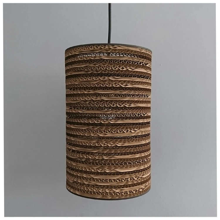 Cylindryczna lampa wisząca z tektury - TAMBURO 20_2.jpg