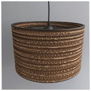 Cylindryczna lampa wisząca z tektury - TAMBURO 35_1.jpg