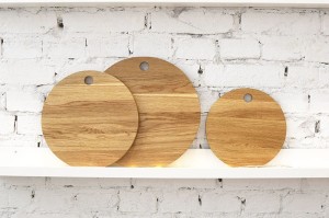 Zestaw desek drewnianych okrągłych S/M/L