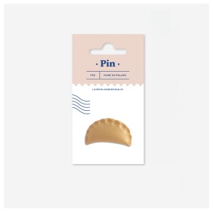 Przypinka Pieróg love poland design